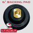 Stadea 6 Inch Hook and Loop Backing Pad - Rubber Backing Pad, Arbor 5/8" 11