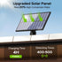 2800LM 16.4 3 1 Pack Adiding Solar Outdoor Lights, LED Flood Lights with Ft Cable, Remote Control Solar Motion Sensor