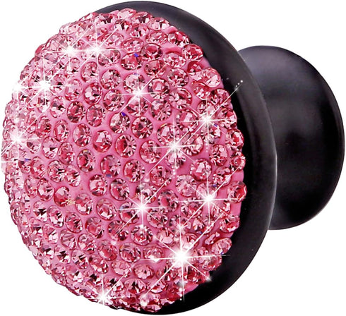 3pcs DOITOOL Vanity Stool Kitchen Cabinet Knobs Shining Alloy Door Knobs Dressing Table Hardware Mushroom