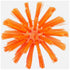 SPARTA Industrial Drain Brush Head, Pipe Brush with 3/4" Thread Hole, 6.7 x 3.5 Inches, Orange (Handle Not Included)