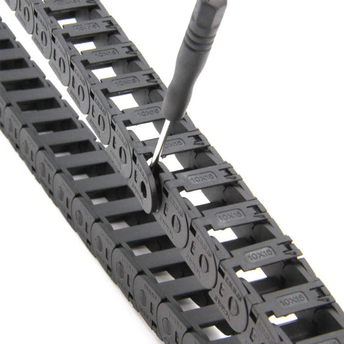 1Meter/39.4Inch Drag Chain Cable Carrier 10x15mm Open Type R18 for 3D Printer and CNC Machines