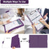 Clipboard with Storage, Heavy Duty Clip Boards 8.5x11 with 2 Storage Cases for Office Supplies