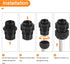 MECCANIXITY 20 Pcs Adjustable Cable Gland Kit, Waterproof Tight Conduit Connector for Electrical Conduit Fitting