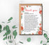 GoGi93Art Thank You For Being A Blessing In My Life Card - Thanksgiving Card - Birthday Greeting - Funny Poem