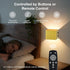 HEIKESZ 4000mAh, Remote,3 Rechargeable Wireless Wall Light, Motion Sensor Indoor Lights, Battery Powered LED Up Down