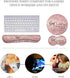 Keyboard Wrist Rest + Mouse Pad + Mouse Wrist Rest Support Set, Ergonomic Memory Foam, 4Pcs for Office