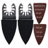 52 Pcs Finger Oscillating Multi Tool Sanding Pads Accessories Kits Compatible with Various Brands
