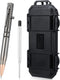 Bolt Action Pen with Gift Box, Metal Ballpoint Solid Pen for Gun Lovers, Black Ink Refills for Dad, Husband Gift (Gray)