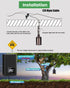 12V GU5.3 MR16 Bulb, 2700K, IP67 Low Voltage Brass Hanging Light Outdoor, Landscape Pendant Tree Light, Replaceable LED