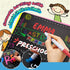 Personalized First Day and Last Day of School Sign, 13" x 16" Large Chalkboard Style Photo Prop - 2 Pcs