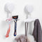 LEVERLOC Razor Holder for Shower 2 Pack, Powerful Suction Cup Shower Hooks