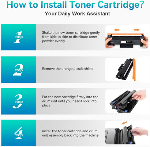 MFC-L2690dw Toner for Brother (Compatible TN-760 TN-730) Replacement for TN730 TN760 for MFC-L2690DW MFC-L2710DW