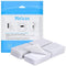 Self Stick Hook Loop Fasteners, 1.5 x 2.4 Inch, 16 Sets Double Sided Wall Hanging Strips with Adhesive Tape