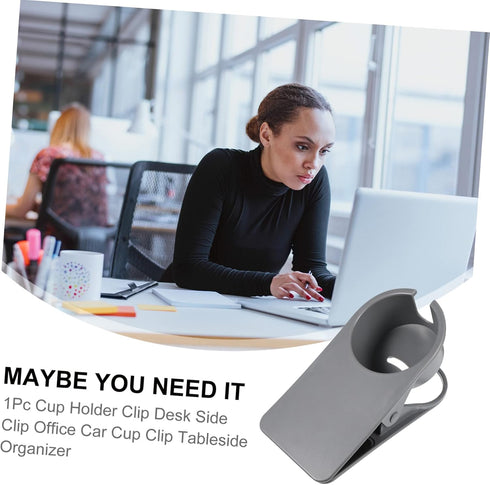Cup Holder Clip for Desk - Scratch-Resistant Mug Holder