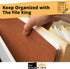Expanding Accordion File Folder - Legal Size | Box of 10 Redropes | 3.5” Expansion | Store and Organize Papers