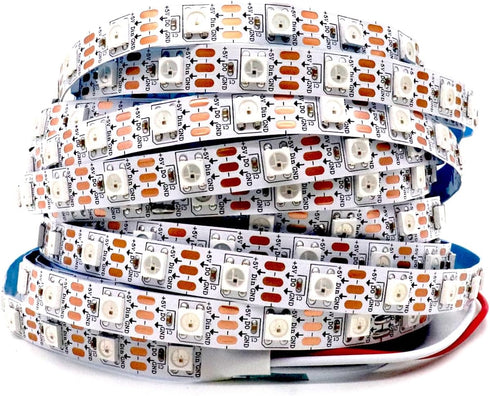 ADRESUNO WS2812B WS2811 WS2812 60Pixels/m 5050 DC5V (16.4FT 300LEDS LED Strip Individual Addressable Light IC SMD RGB
