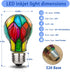LED Stained Glass Light Bulb A19 4W E26 Base Painted Light Bulb Night Light Mosaic Light Bulb Party Light Bulb Stainglass Light Bulb by Aygrochy