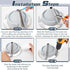 1 Pack Flexible Roofing Pipe Flashing Boot, Round Base EPDM Roof Vent Boot for OD Pipe Size 3/4" - 2-3/4"