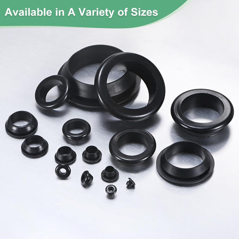 30-Pack Grommets, 6mm 4mm Grommet M METERXITY Cable Railing Rubber Drill Hole ID Eyelet Ring Gasket for Wiring, Wire