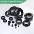30-Pack Grommets, 6mm 4mm Grommet M METERXITY Cable Railing Rubber Drill Hole ID Eyelet Ring Gasket for Wiring, Wire