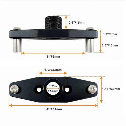 Dowel Jig Kit for Floating Shelf Bracket, Self Centering Doweling Guide for Hidden Shelf Brackets Woodworking
