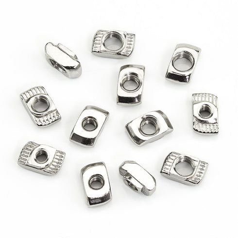 160 Pieces T Nuts 2020 Series, M3 M4 M5 Hammer Head Fastener Nut for Aluminum Profile