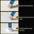 9 Pack Premium Diamond Drill Bit Set, Versatile Tools for Precise Drilling on Porcelain, Ceramic, Glass, Marble