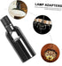 2pcs Holibanna Sloped Ceiling Adapter Light Socket for Wall Sconces Rotatable Pendant Suspension Canopy Converter Solid