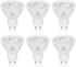Simba Lighting LED GU10 5W Dimmable Spot Light Bulb, 6 Pack, Halogen 50W Replacement MR16 Shape for Accent, Recessed
