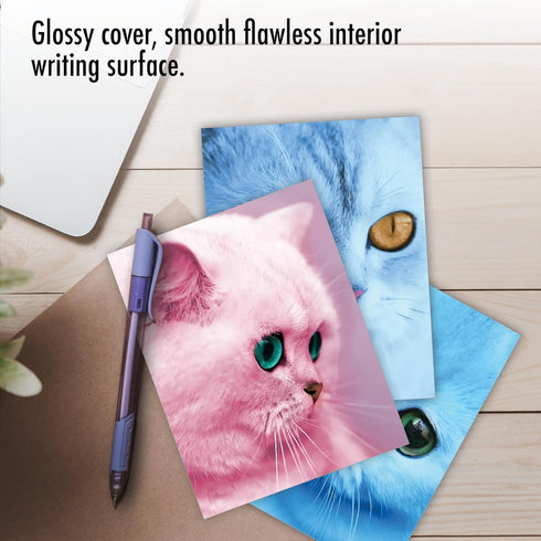 The Best Card Company 20 Adorable Cat Greeting Cards, Blank Assortment (4 x 5.12 Inch, 10 Designs, 2 Each)