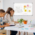 Double-Sided Magnetic Whiteboard, 30" x 20" Dry Erase Board, Aluminum Frame, Hanging Mounting Board with 4 Markers, Pen