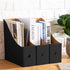 Thenshop 24 Pcs Cardboard Magazine File Holders, Magazine Book Bin Box with Label Sticker, Magazine Paper Organizer for