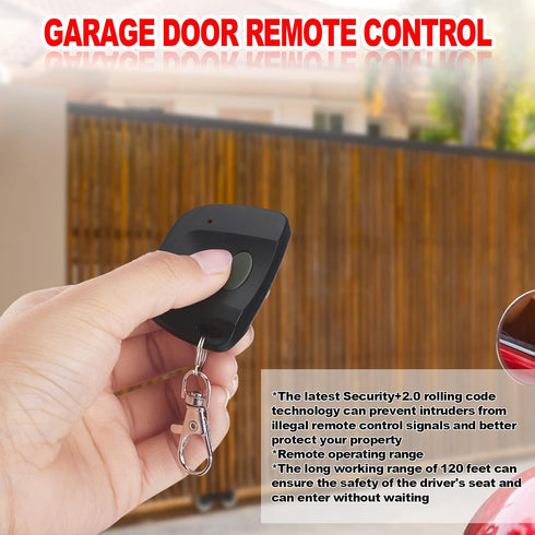Kingdder 3 Pieces Garage Door Remote, Compatible for Multicode 300mhz 10 Dip Switch 3089 3060 3070 Gate Opener with