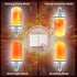 LED Flame Light Bulbs, Realistic Flicker, E26 Base, Energy-Saving Fire Light Modes, Versatile for Garden, Party