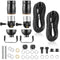 Zonon 2 Packs Lamp Repair Kit, Floor Lamp Rewire Kit with 12 Foot Cord and 3 Way Socket for DIY Tabletop Lighting