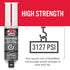 J-B Weld 50176 KwikWeld Steel Reinforced Epoxy Syringe, Dark Grey, 25 ml