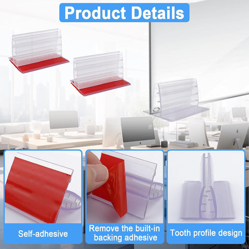 SPNKMJUJ 10 1/8" 1/4" Counter (1.96") PCS Self Adhesive Poster Board Stand Acrylic Poster Stand to Thick Sneeze Bracket
