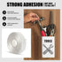 Double Sided Tape Heavy Duty - 3/4" 10' Clear Strong Adhesive Removable for Carpet Fix/Home Office Wall