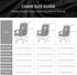 Water Resistant Stretch Computer Office Chair Cover with Armrest Covers, Durable Zipper Universal Washable Removable
