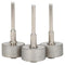 3/4 Inch (20mm) Flat Diamond Grinding Wheel Cutter, 1/8" Shank for Tungsten Sharpener, 3 Pack for Grinding
