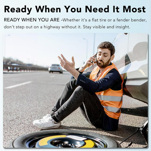 3-Pack Safety Vest for Women and Men