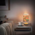 ARGTILDN Cactus Flowers Desert LED Table Lamp for Bedroom Bedside Lamp with USB Charging Ports Decor Nightstand