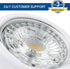 5W MR16 LED Landscape Light Bulbs, Low Voltage 12V, 50W Halogen Replacement, Daylight White 4000K, Pack of 10