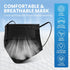 100 3 Borje Disposable Face Mask, PCS Black Masks, Ply Protection Face Masks