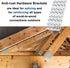 Truss Plates 2 X 4 Inch, 30Pcs Pronged Steel Mending Plate with Nail Teeth for Roofing Wood Connector