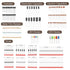 PATIKIL Electronics Component Assortment Kit, 1490Pcs Metal Film Resistors, LED Diodes, Common Diodes, Transistors, Electrolytic Capacitor, Ceramic Capacitors