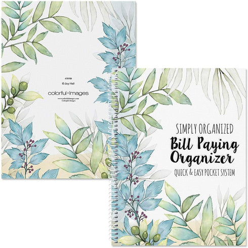 Current The Best Days Bill Paying Organizer Book - 9" x 12”, 14 Storage Pockets, 32 Label Stickers, Monthly Tracker