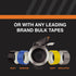 Heavy Duty Packaging Tape and Dispenser, Includes 1 Roll, Razor-Sharp Cutting Edge for Sealing Storage Boxes