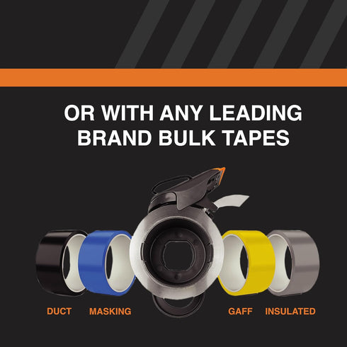 Professional Grade Packaging Tape and Dispenser, includes 2 Rolls, Razor-Sharp Cutting Edge for Storage Boxes