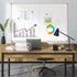 Lockways Large Magnetic Dry Erase Board, 48" x 36", Foldable Wall Mounted Whiteboard with Pen Tray for Business, Home